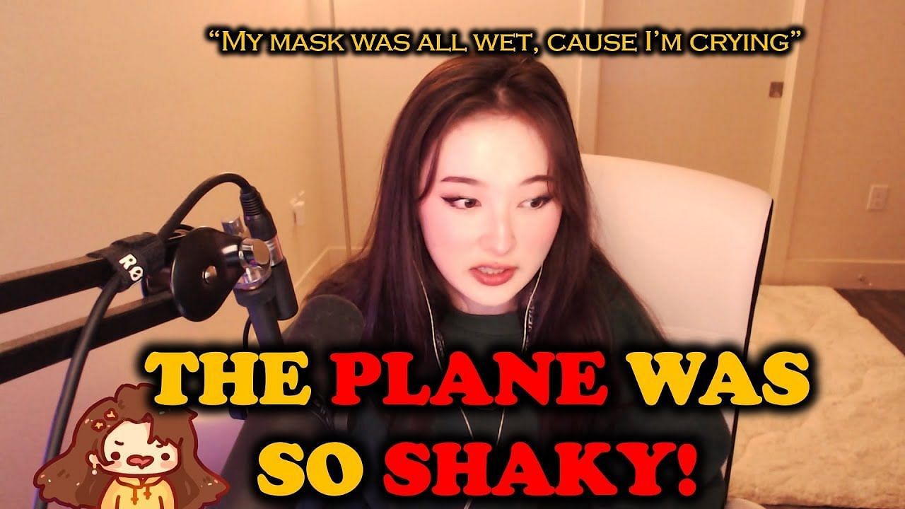 TinaKitten speaks about her very scary flight experience to Los Angeles (Image via Ah Jake LOL on YouTube)