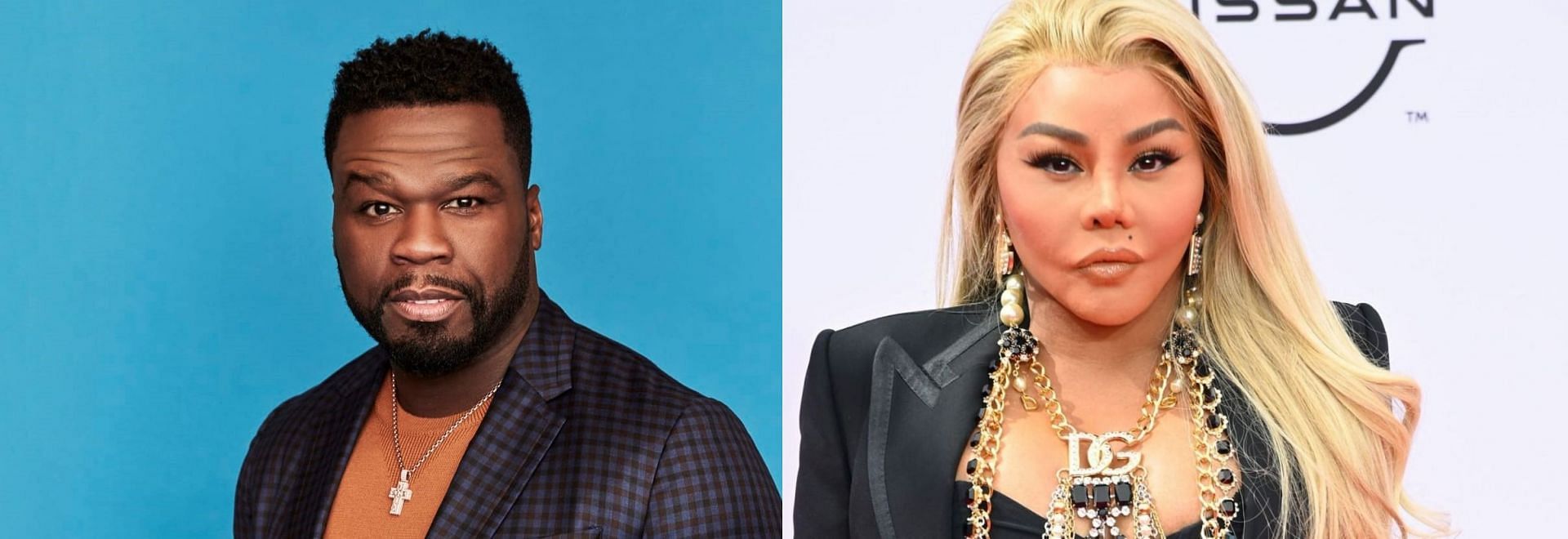 50 Cent and Lil&#039; Kim (Image via Maarten De Boer/ Getty Images, and Paras Griffin/Getty Images) Comments on 50 Cent&#039;s reposted video digging at Lil&#039; Kim&#039;s dancing (Image via 50cent/Instagram)