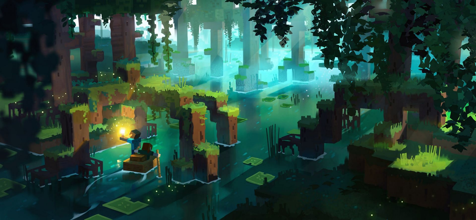 Concept art for swamps (Image via Mojang)