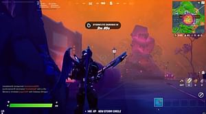 How to harvest stone from the Sideways rocks in Fortnite Season 8