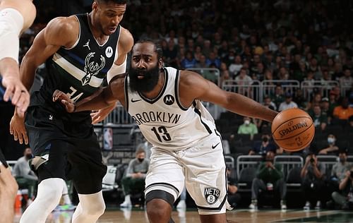 The Milwaukee Bucks opened the 2021-22 NBA season with a resounding win over the Kevin Durant, James Harden and the Brooklyn Nets. [Photo: NBA.com]