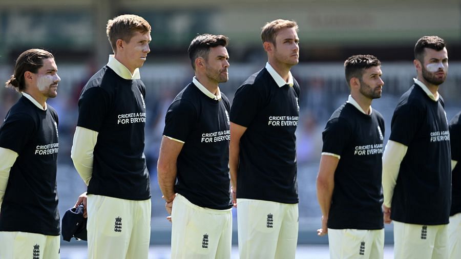England had worn the &quot;Moment Of Unity&quot; T-shirts during their home series against New Zealand, a few months ago