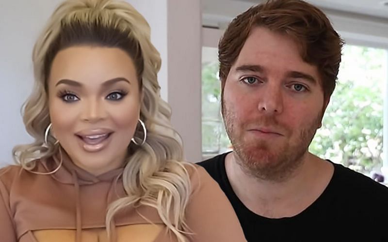 Trisha Paytas gets called out for being a &quot;hypocrite&quot; after supporting Shane Dawson&#039;s return to YouTube (Image via YouTube/shane and blndsundoll4mj)