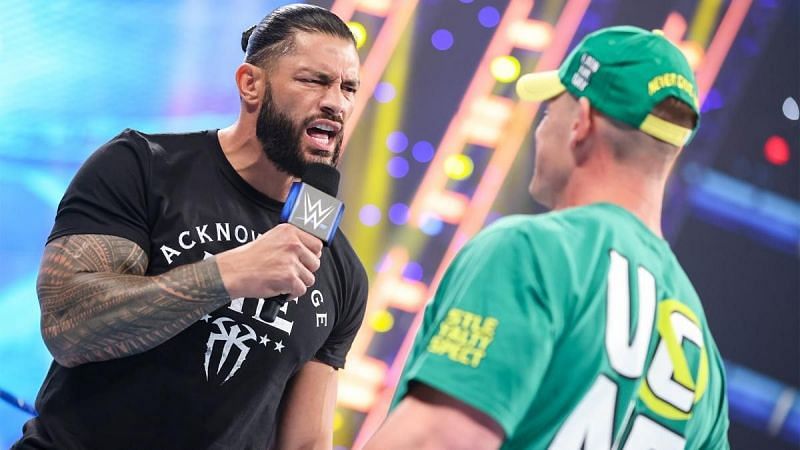 Roman Reigns Engages in a War of Words with John Cena