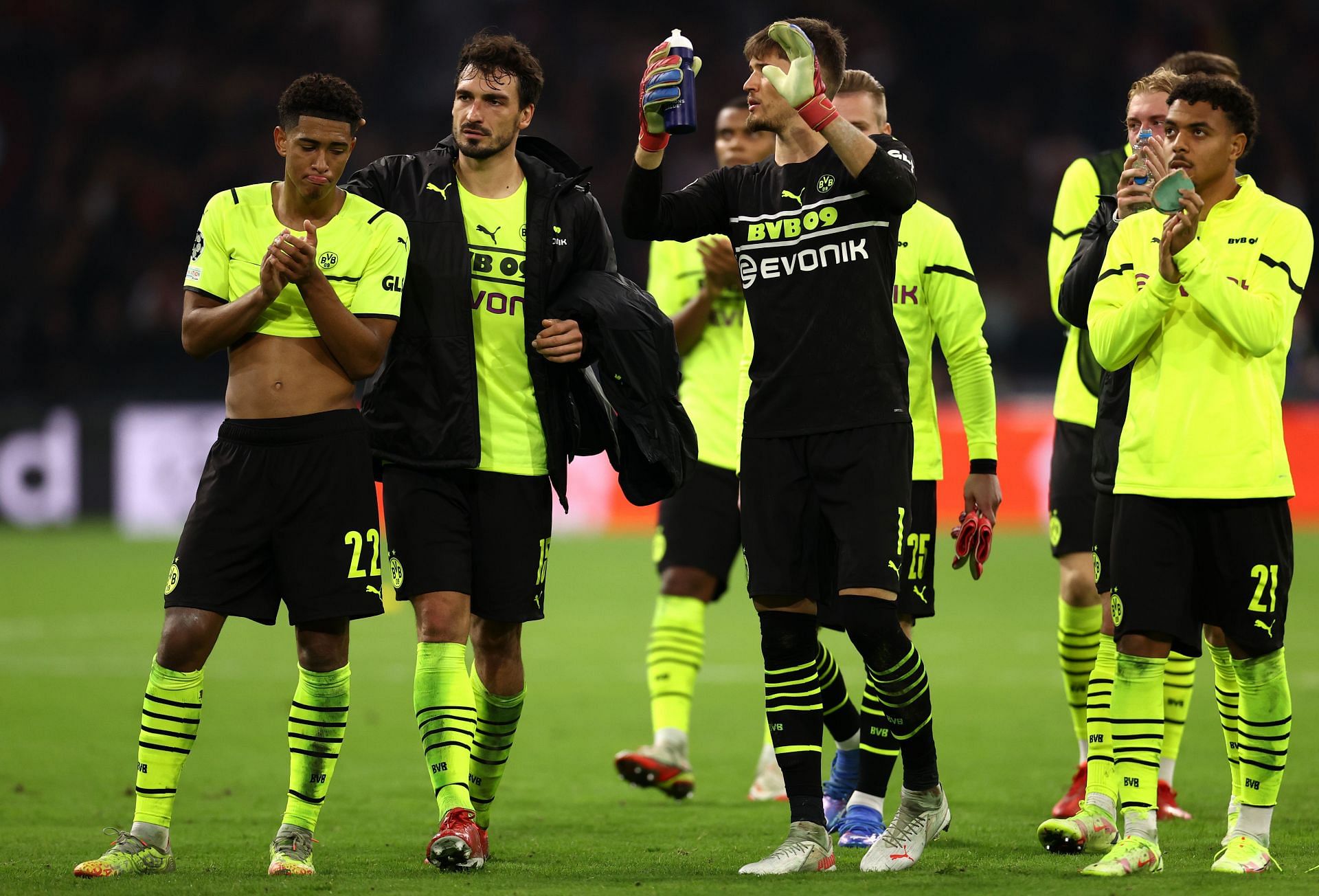 Borussia Dortmund suffered their heaviest Champions League defeat in Amsterdam on Tuesday.