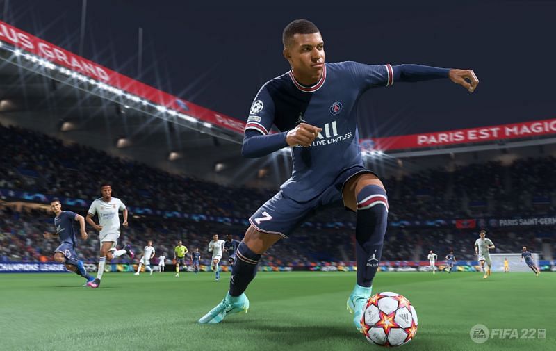 The FIFA 22 TOTW 4 team is most likely to contain Kylian Mbappe (Image via Electronic Arts)