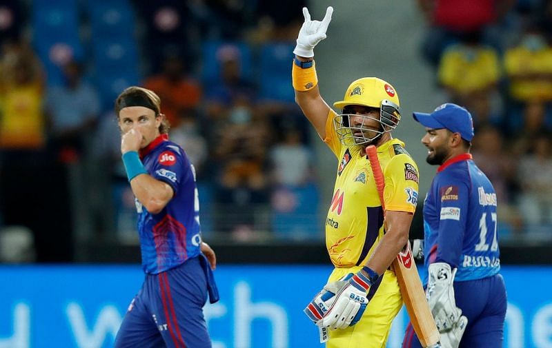 IPL 2021: Robin Uthappa celebrates his half-century against Delhi Capitals