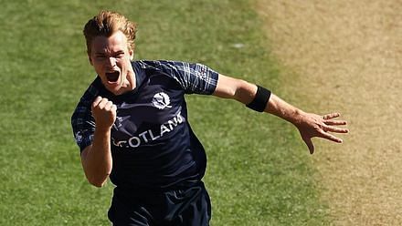 Richie Berrington in action for Scotland (Image Courtesy: ICC)