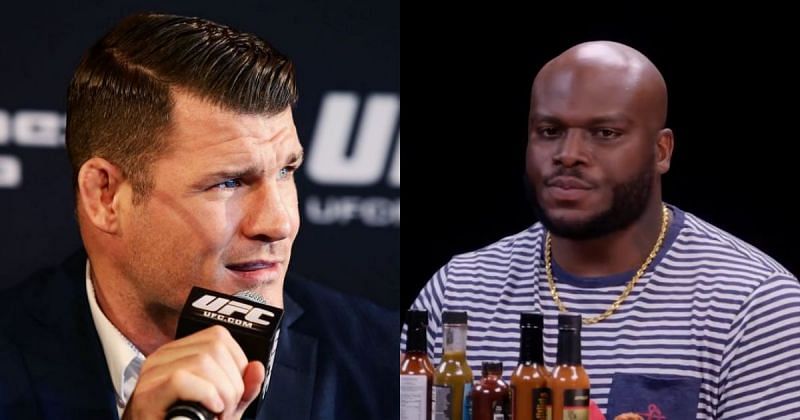 Michael Bisping (left) &amp; Derrick Lewis (right) [Image Credits- @firstwefeast on Instagram]