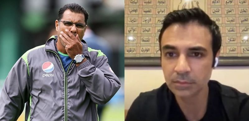 Former Pakistan captain Waqar Younis and Salman Butt.