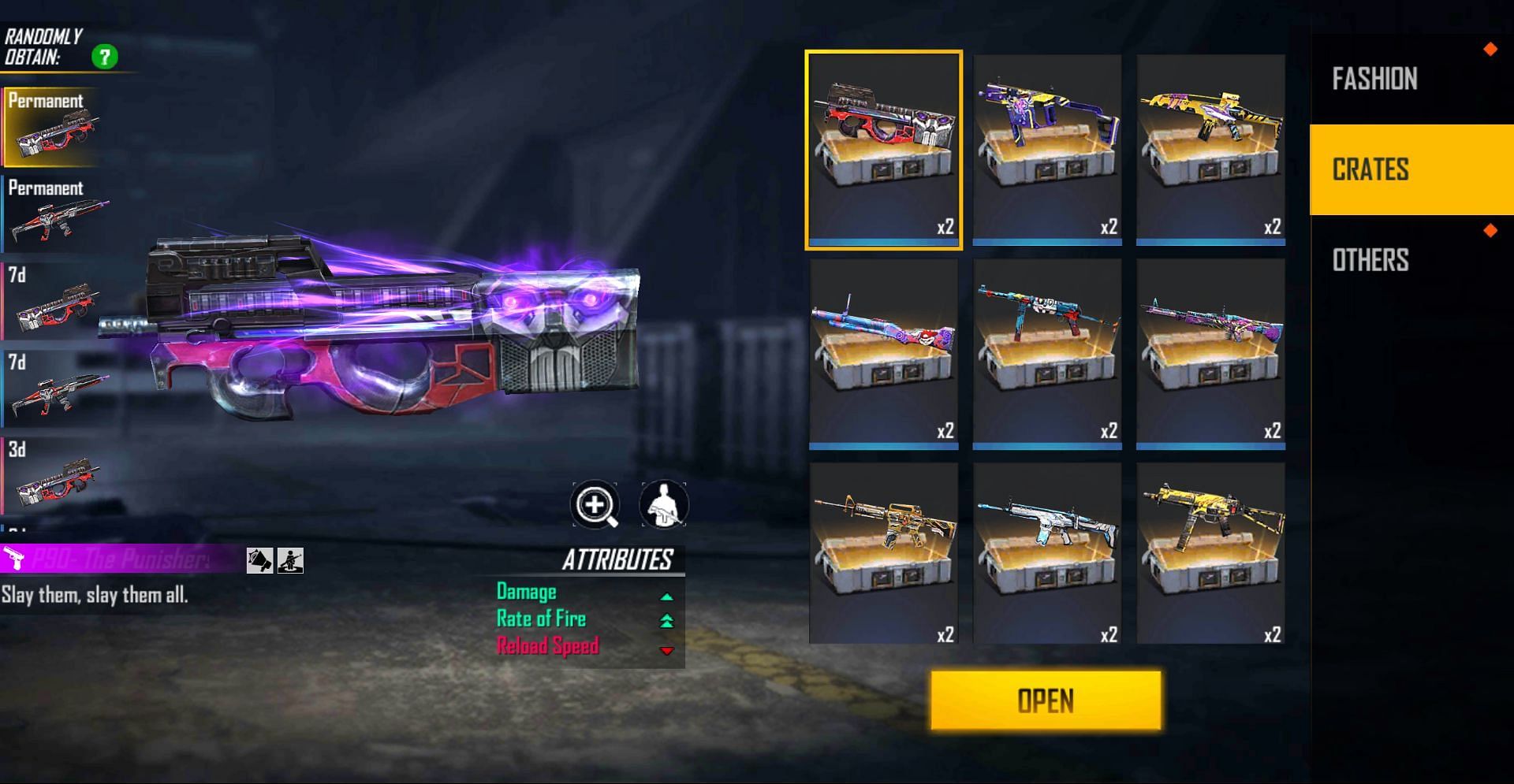 You should open the loot crates from the vault (Image via Free Fire)
