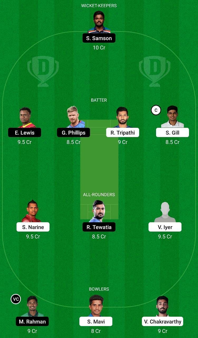 KKR vs RR Dream11 Fantasy Tip #1