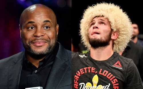 Daniel Cormier (left); Khabib Nurmagomedov (right)