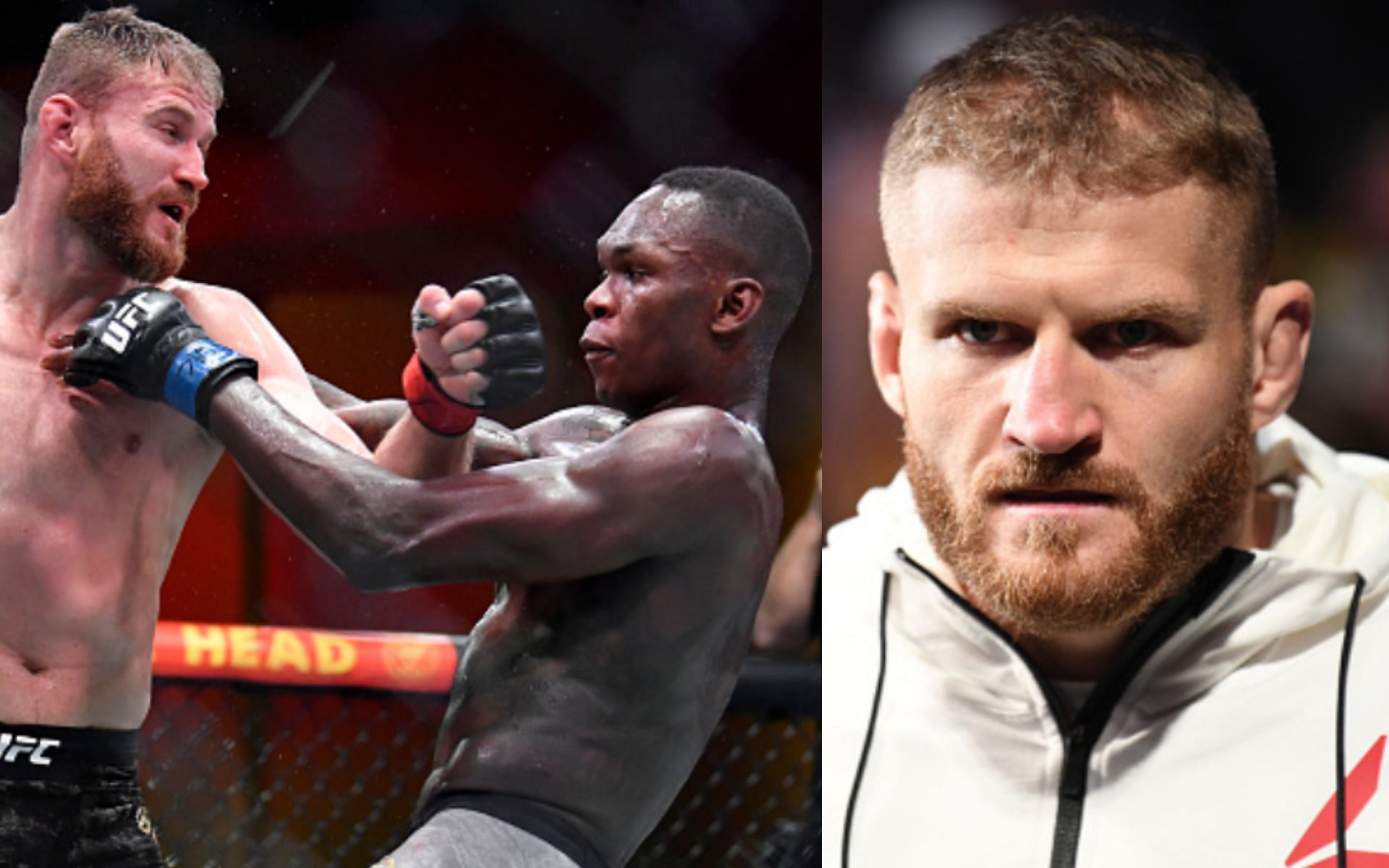 Blachowicz vs. Adesanya at UFC 259 (left); Jan Blachowicz (right)