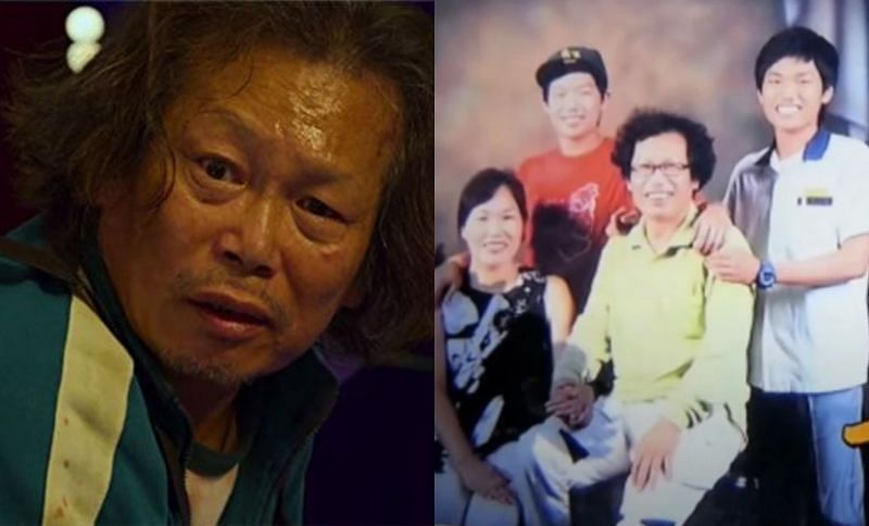 Left: Lee Sang Hee in &#039;Squid Game&#039;, Right: Lee Sang Hee&#039;s family picture (Images via Netflix and YouTube/Recent Olympics)