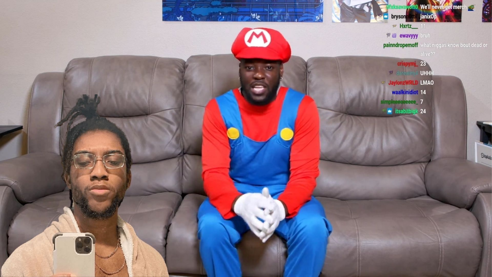 YourRageGaming checks out Princess Peach&#039;s age (Image via Sportskeeda)