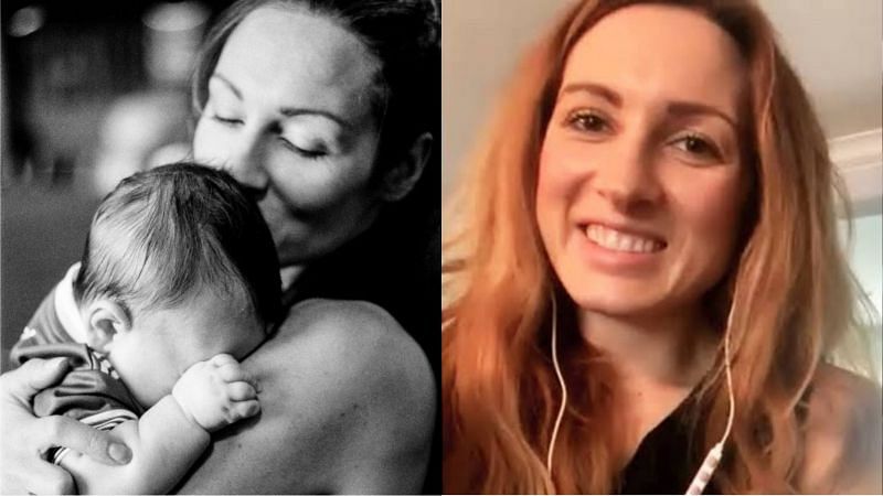 Becky Lynch has been juggling motherhood and her WWE duties lately.
