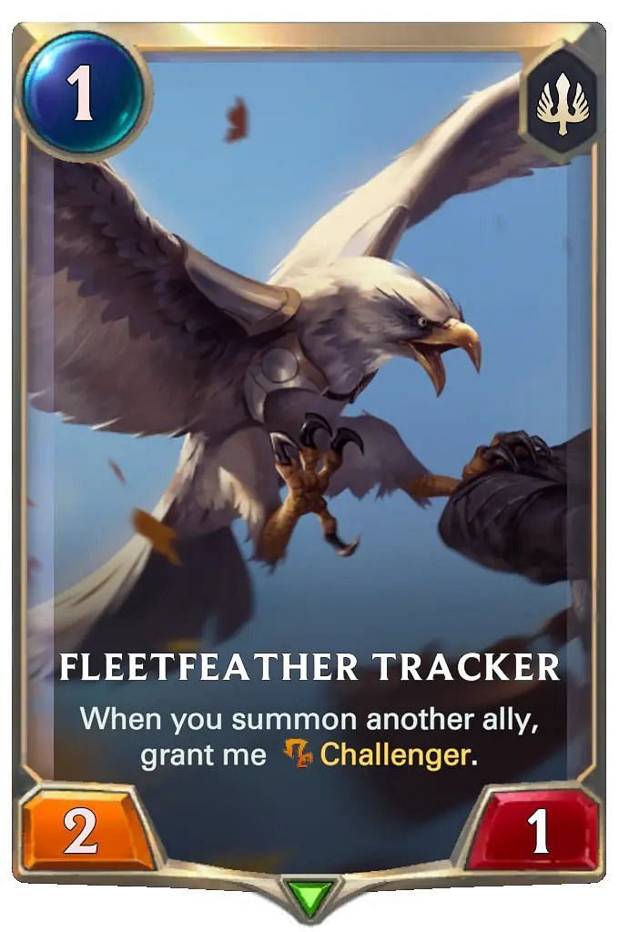 Fleetfeather Tracker becomes a great card when combined with Young Witch. (Image via Riot Games)