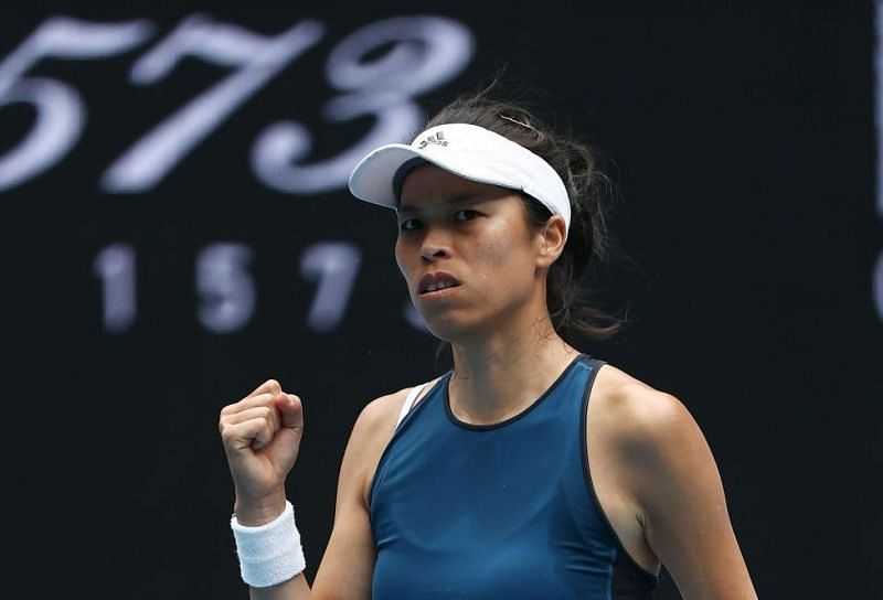Hsieh Su-wei at the 2021 Australian Open.