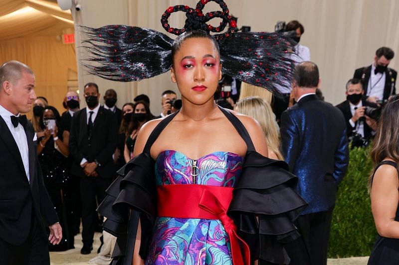 Naomi Osaka at the Met Gala 2021 (Image courtesy: British Vogue)