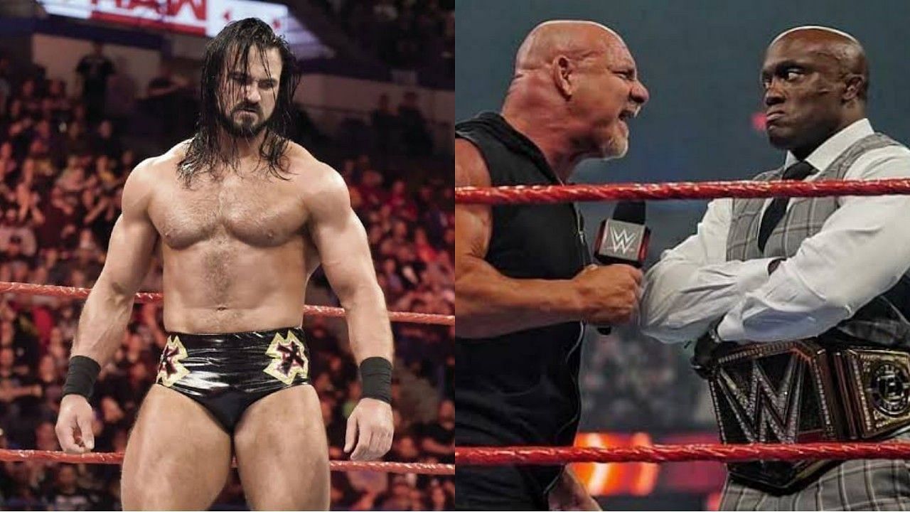 WWE सुपरस्टार्स ड्रू मैकइंटायर, गोल्डबर्ग और बॉबी लैश्ले 
