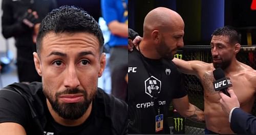 Chris Gutierrez (left and right); Marc Montoya (center) (*Images courtesy: Getty; UFC YouTube channel)