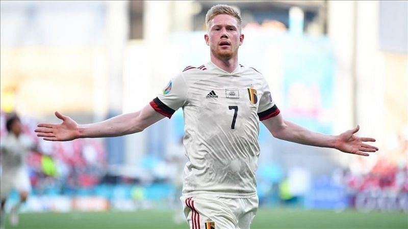 Kevin De Bruyne bagged another assist in Belgian colours,