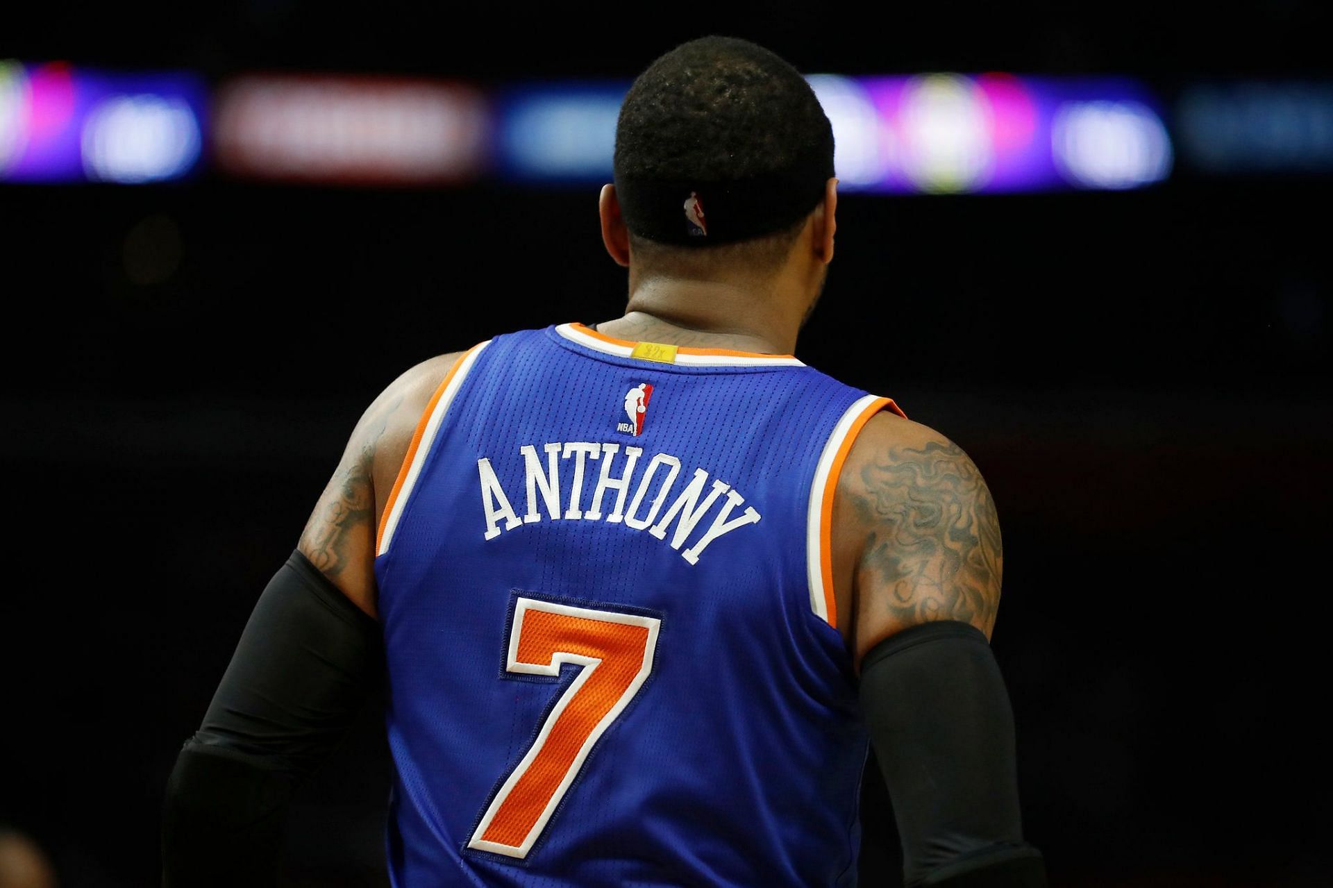 A knee injury would result in Carmelo Anthony missing the rest of the season