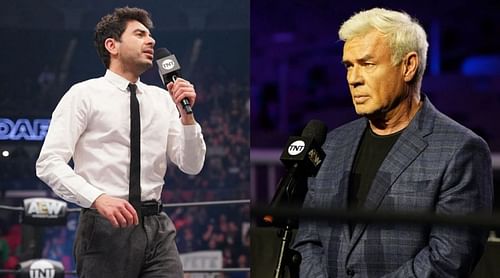 Tony Khan (left) and Eric Bischoff (right)