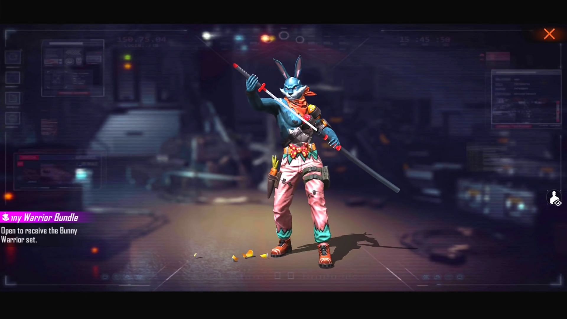 The Bunny Warrior Bundle (Image via Free Fire)