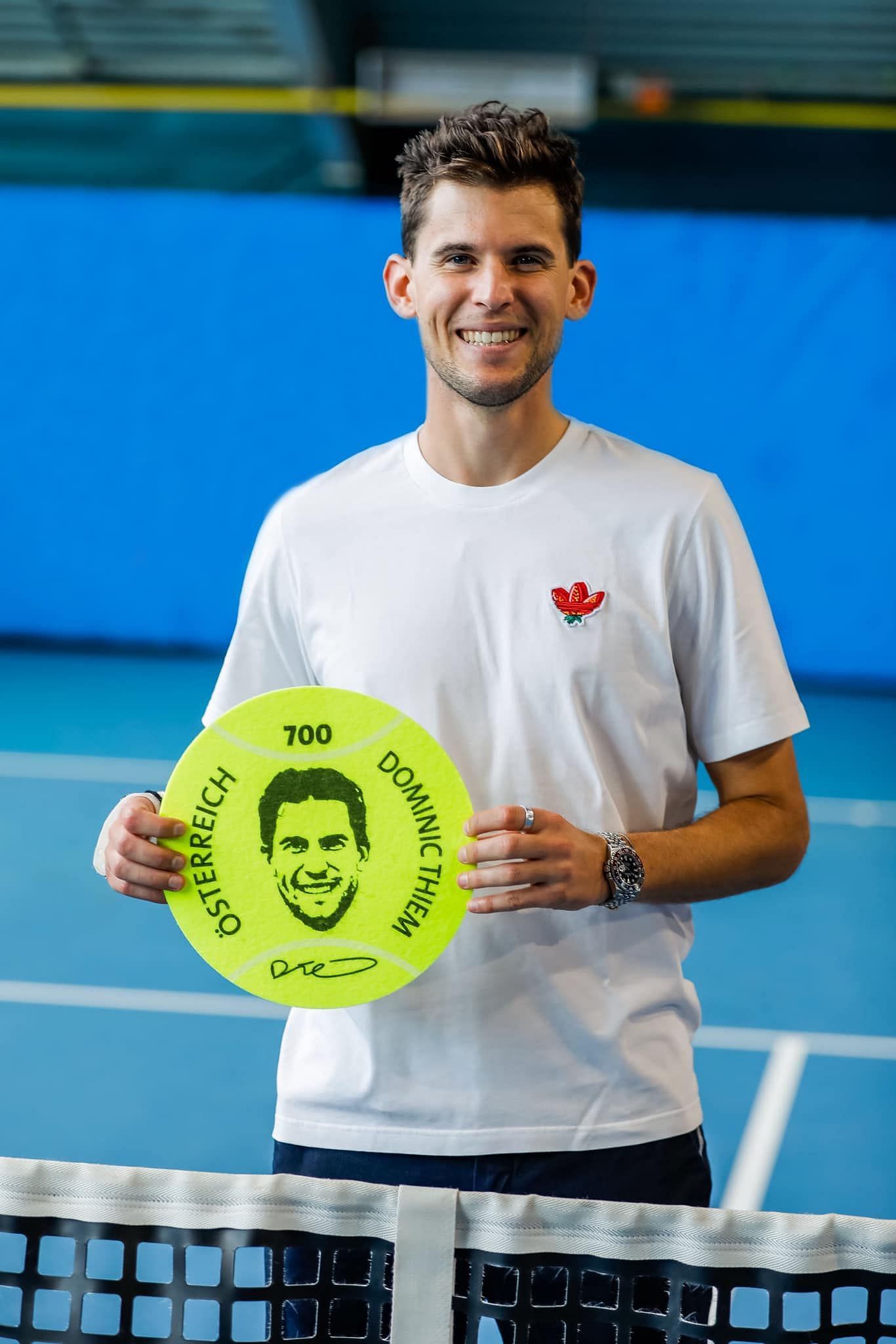 The personalised Dominic Thiem Stamp launched by Austria Post