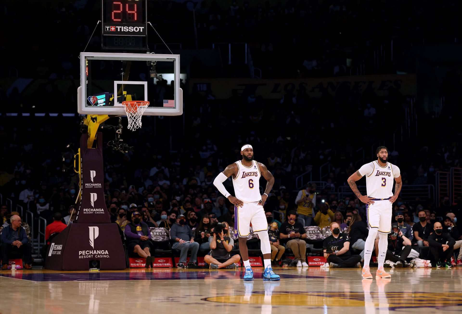 Los Angeles Lakers superstars Anthony Davis and LeBron James