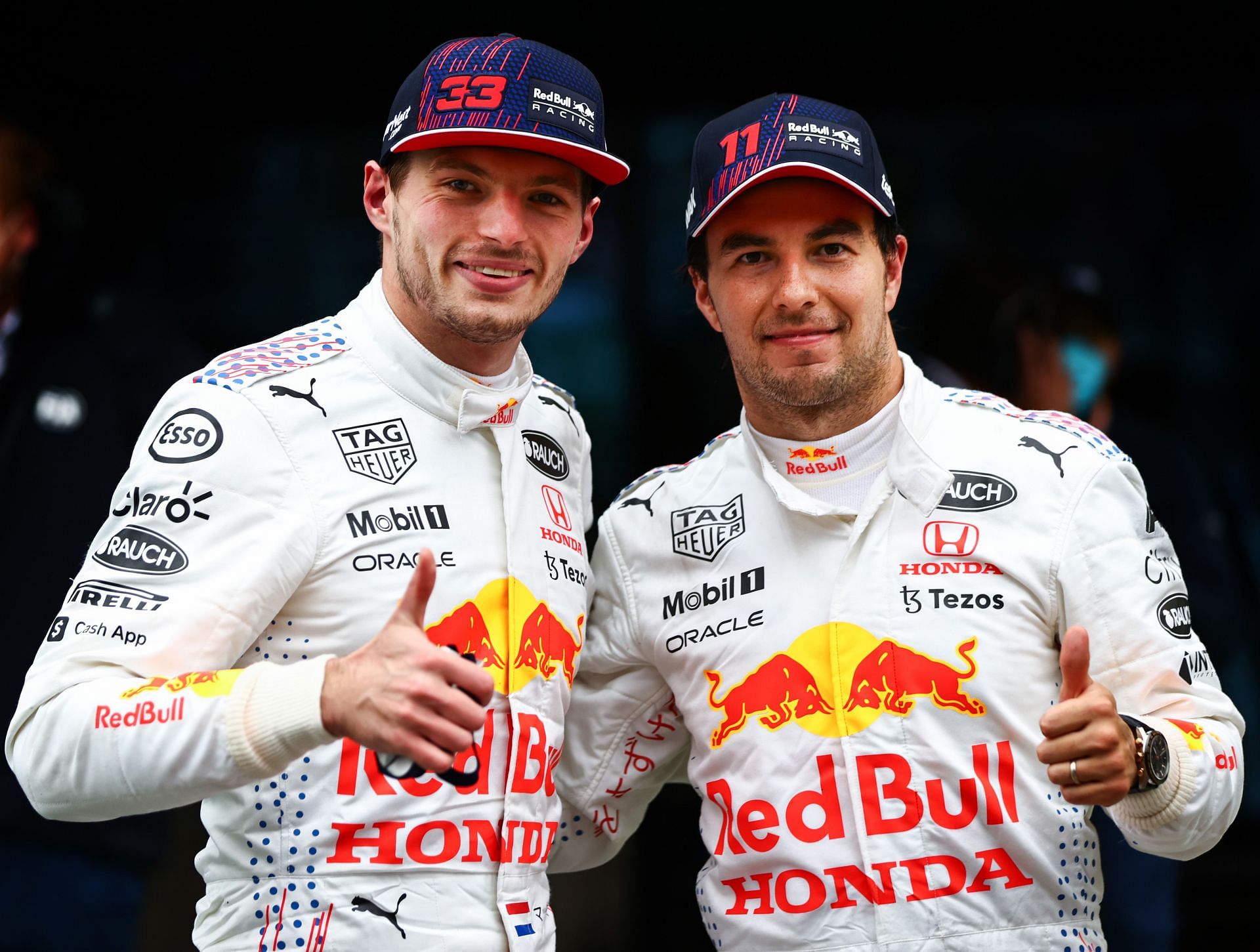 Sergio Perez feels his Red Bull Racing teammate Max verstappen has been the driver of the 2021 season. Photo: Mark Thompson/Get