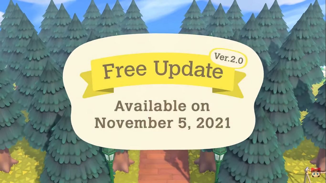 Animal Crossing update coming on November 5th (Image via Nintendo)