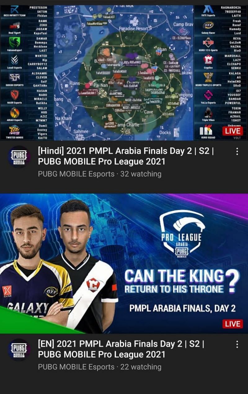 The hack led to a catastrophic loss of viewership for the (PMPL) PUBG Mobile Pro League (Image via YouTube)