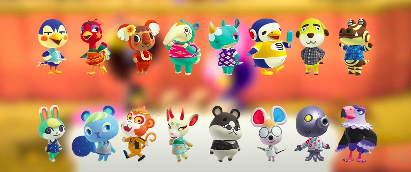 8 new villagers will be making their Animal Crossing debut with this update (Image via Nintendo)