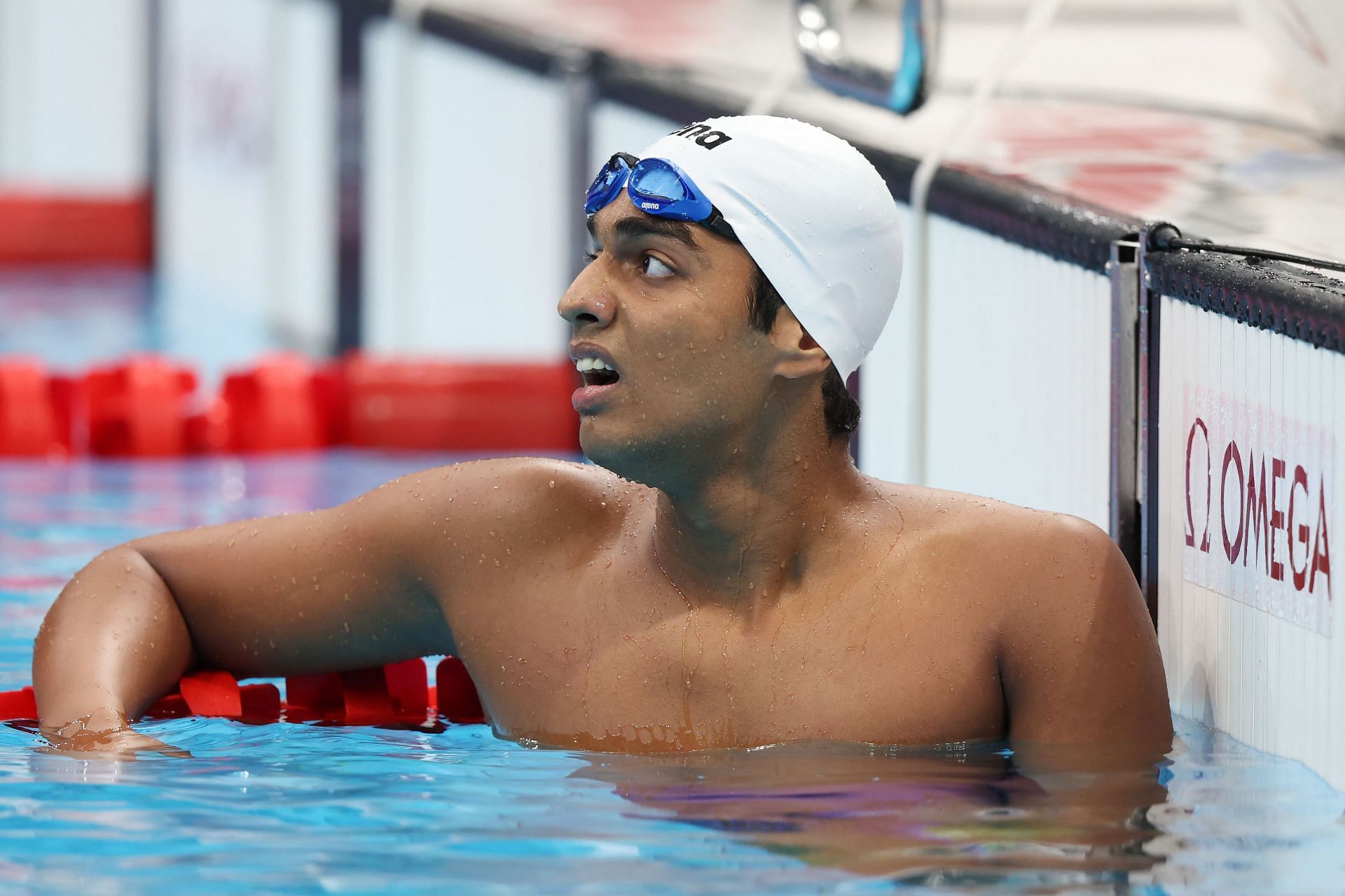 Indian swimmer Srihari Nataraj at the recently concluded Tokyo Olympics. (PC: Getty Images)