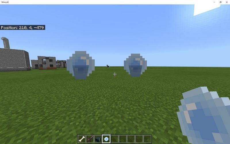Ice bombs in Minecraft (Image via Minecraft)