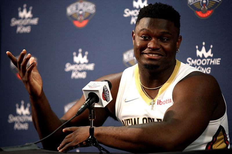 Zion Williamson #1 of the New Orleans Pelicans.