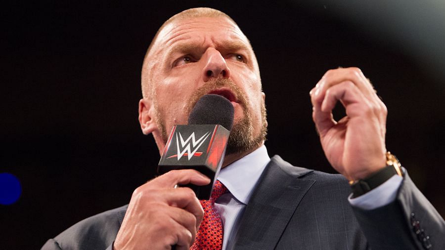 Triple H, the Executive Vice President of Global Talent Strategy &amp; Development of WWE