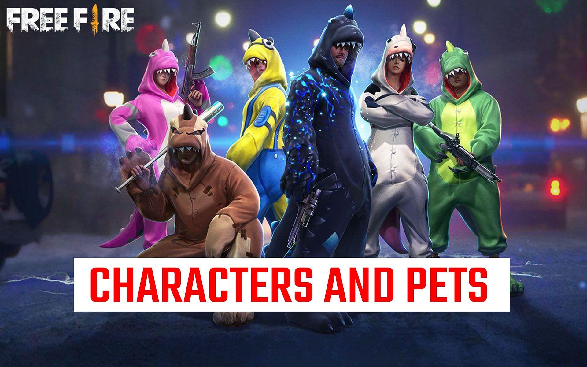 Full list of Free Fire characters and pets introduced in 2021