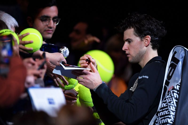 Dominic Thiem at the 2019 ATP Finals