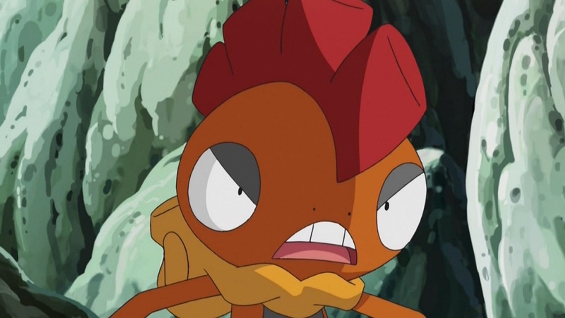 Scraggy&#039;s evolution, Scrafty, as it appears in the anime (Image via The Pokemon Company)