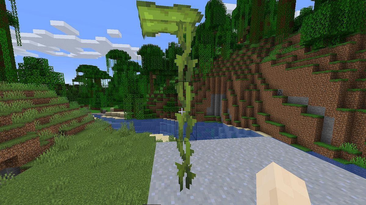 Dripleaves are a new item in Minecraft 1.17. (Image via Mojang)