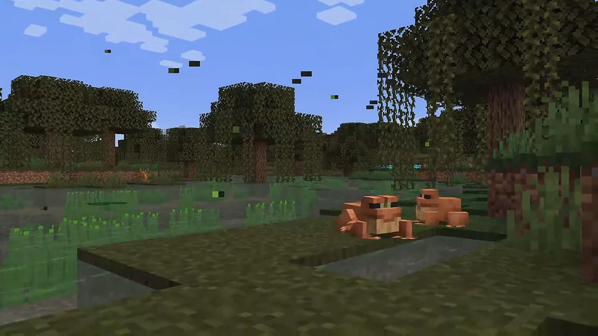 Minecraft will be adding fireflies in the Wild update in 2022. Image via Minecraft