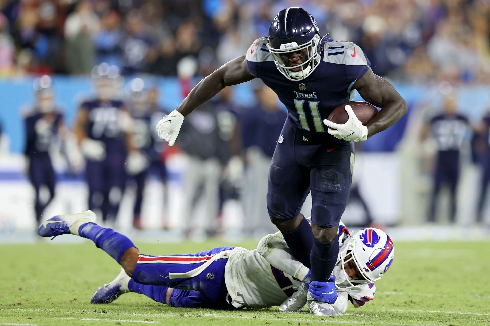 A.J. Brown spilled the beans on the Titans offense after being