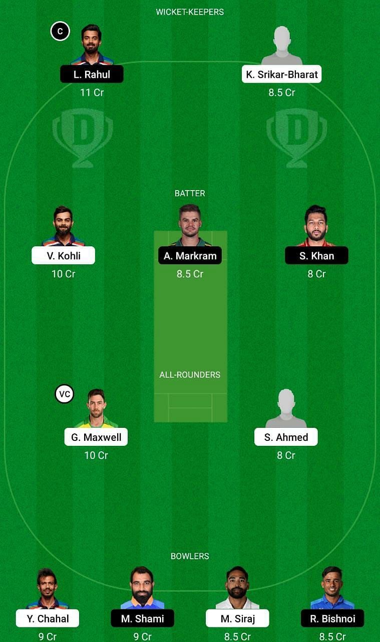 RCB vs PBKS Dream11 Fantasy Tip #2