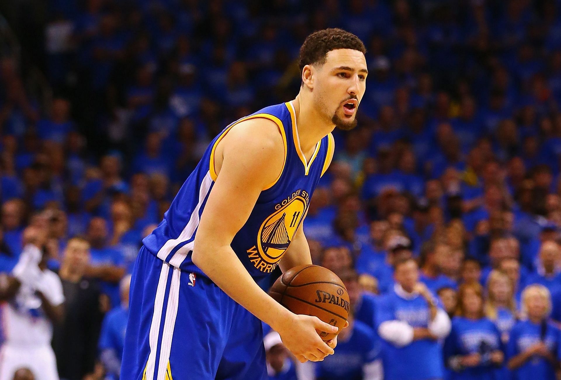 Klay Thompson of the Golden State Warriors during Game 6 of the 2016 Western Conference Finals.
