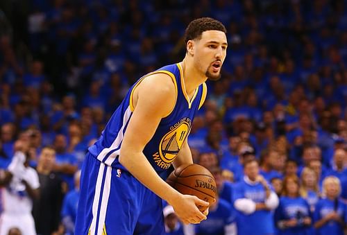 Klay Thompson of the Golden State Warriors during Game 6 of the 2016 Western Conference Finals.