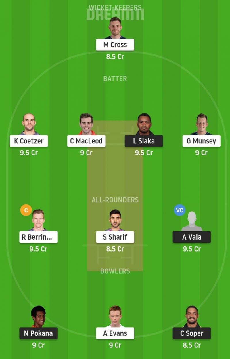 PNG vs SCO Dream11 Fantasy Suggestion #1